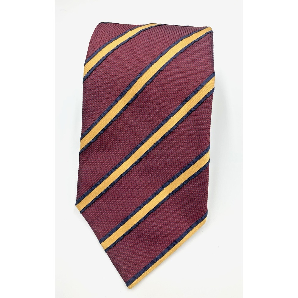 Banana Republic 100%‎ Silk Men's Striped Necktie ~ Made in Italy ~ 58" L
